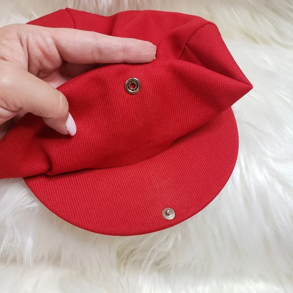 Vintage Nebraska Cornhuskers adjustable hats, red and white